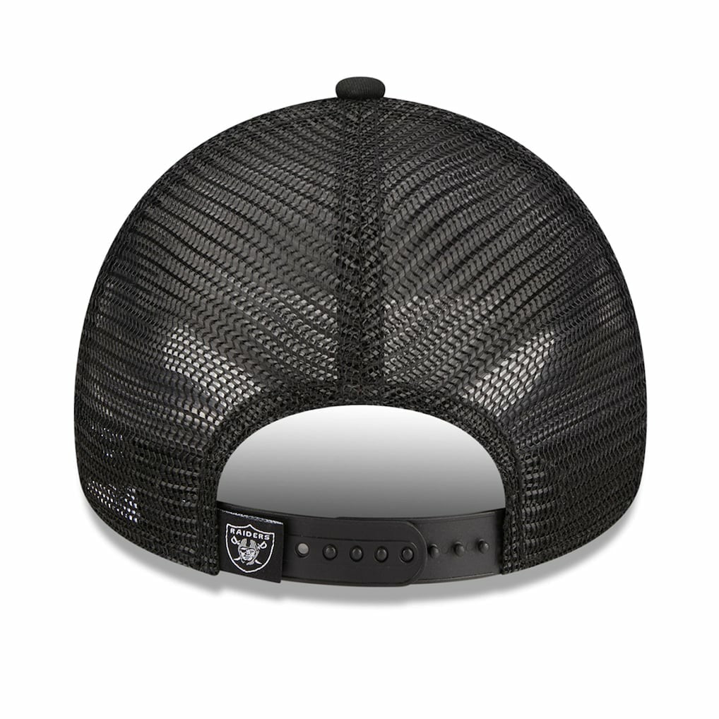 Las Vegas Raiders New Era Women's McGee Trucker 9FORTY Adjustable Hat - Black Hats