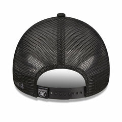Las Vegas Raiders New Era Women's McGee Trucker 9FORTY Adjustable Hat - Black Hats