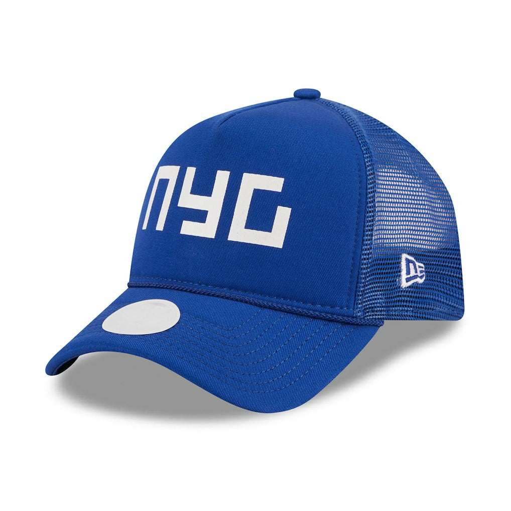 New York Giants New Era Women's McGee Trucker 9FORTY Adjustable Hat - Royal Hats