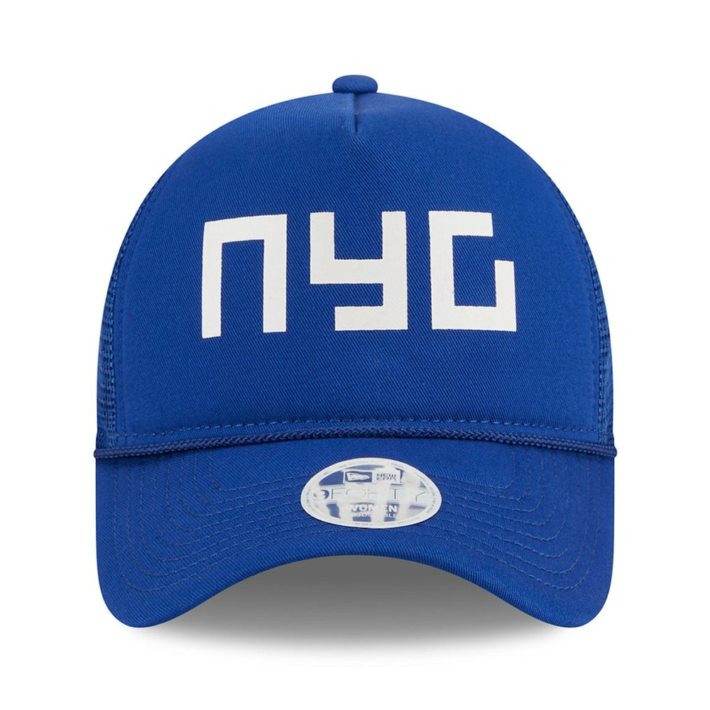 New York Giants New Era Women's McGee Trucker 9FORTY Adjustable Hat - Royal Hats
