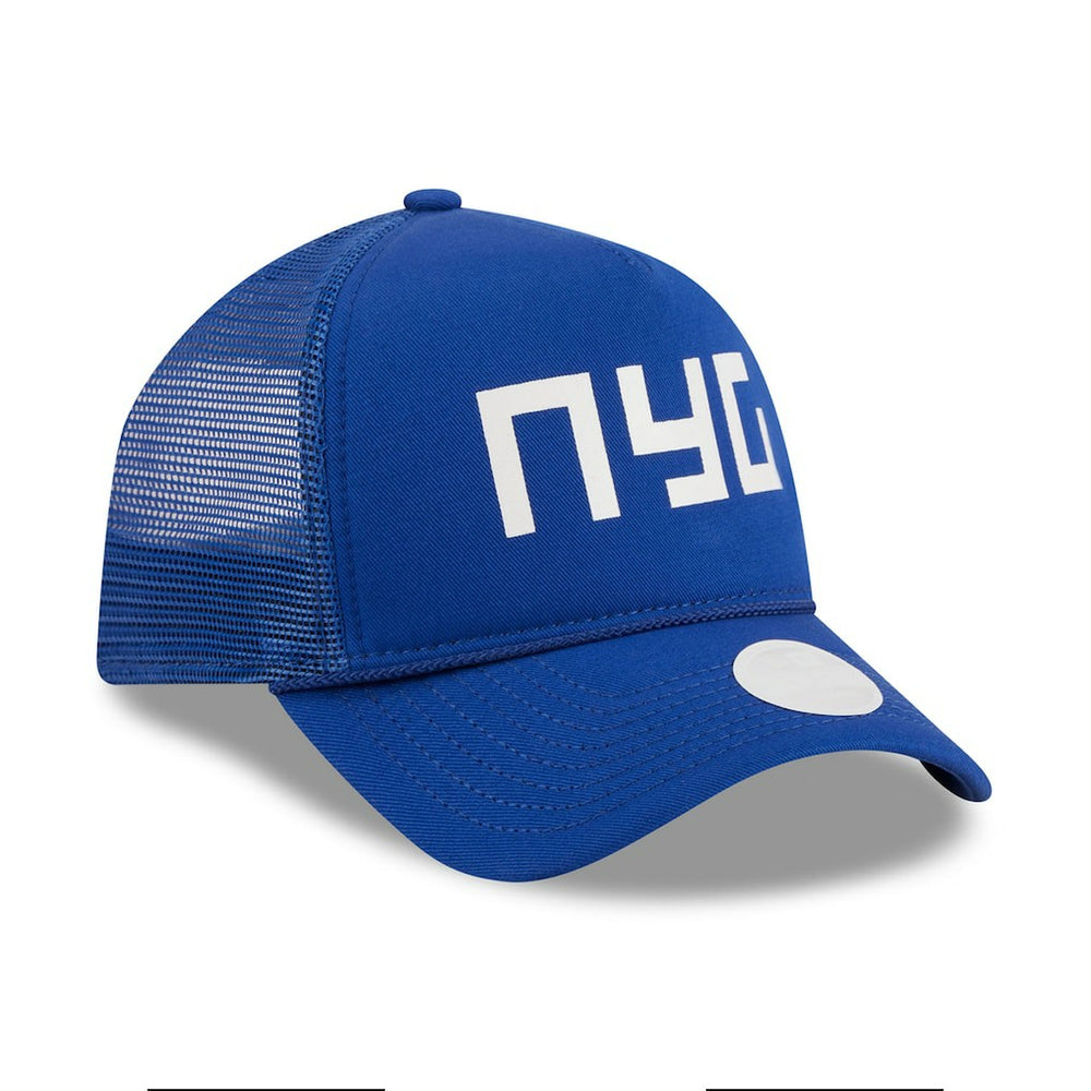 New York Giants New Era Women's McGee Trucker 9FORTY Adjustable Hat - Royal Hats