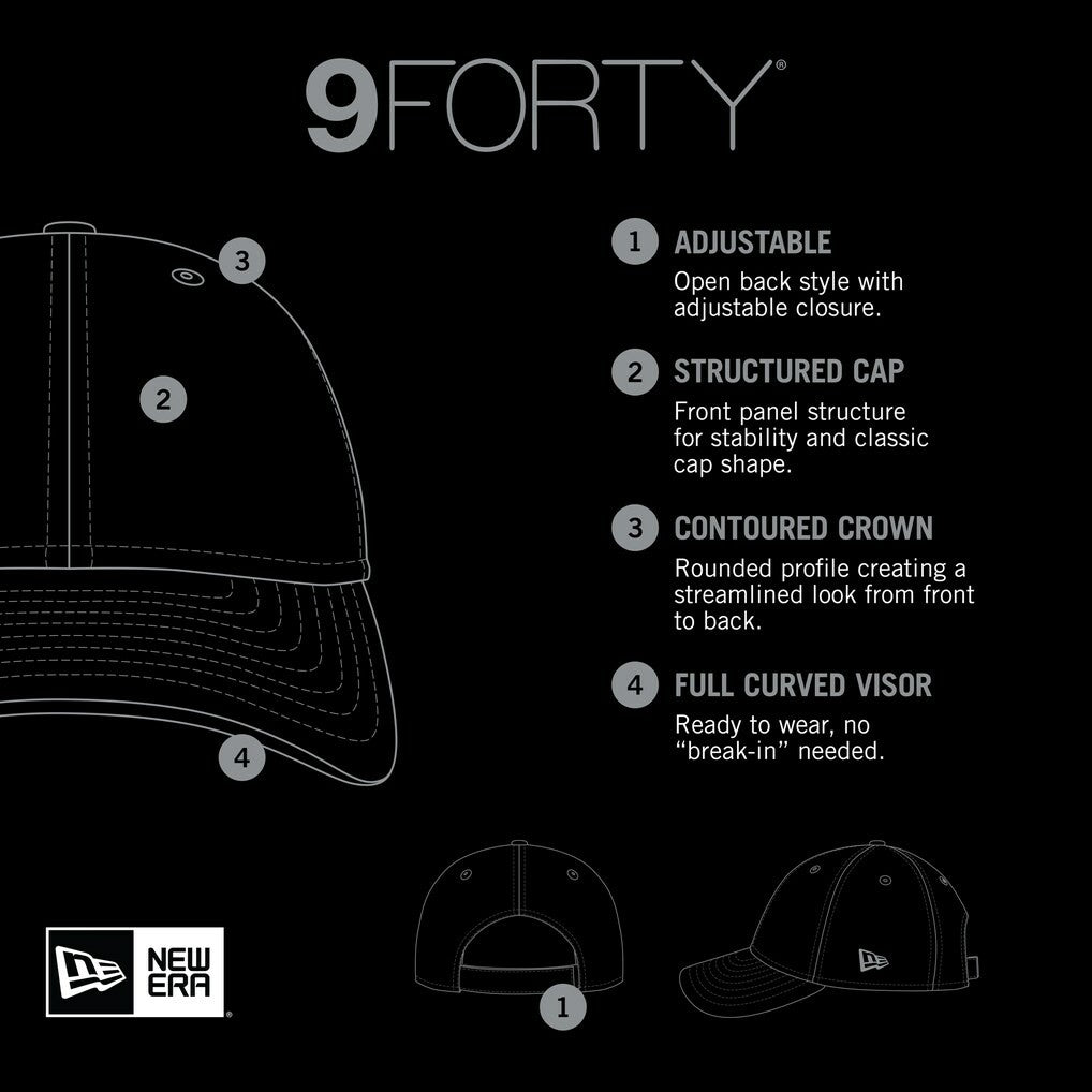 New York Giants New Era Women's McGee Trucker 9FORTY Adjustable Hat - Royal Hats