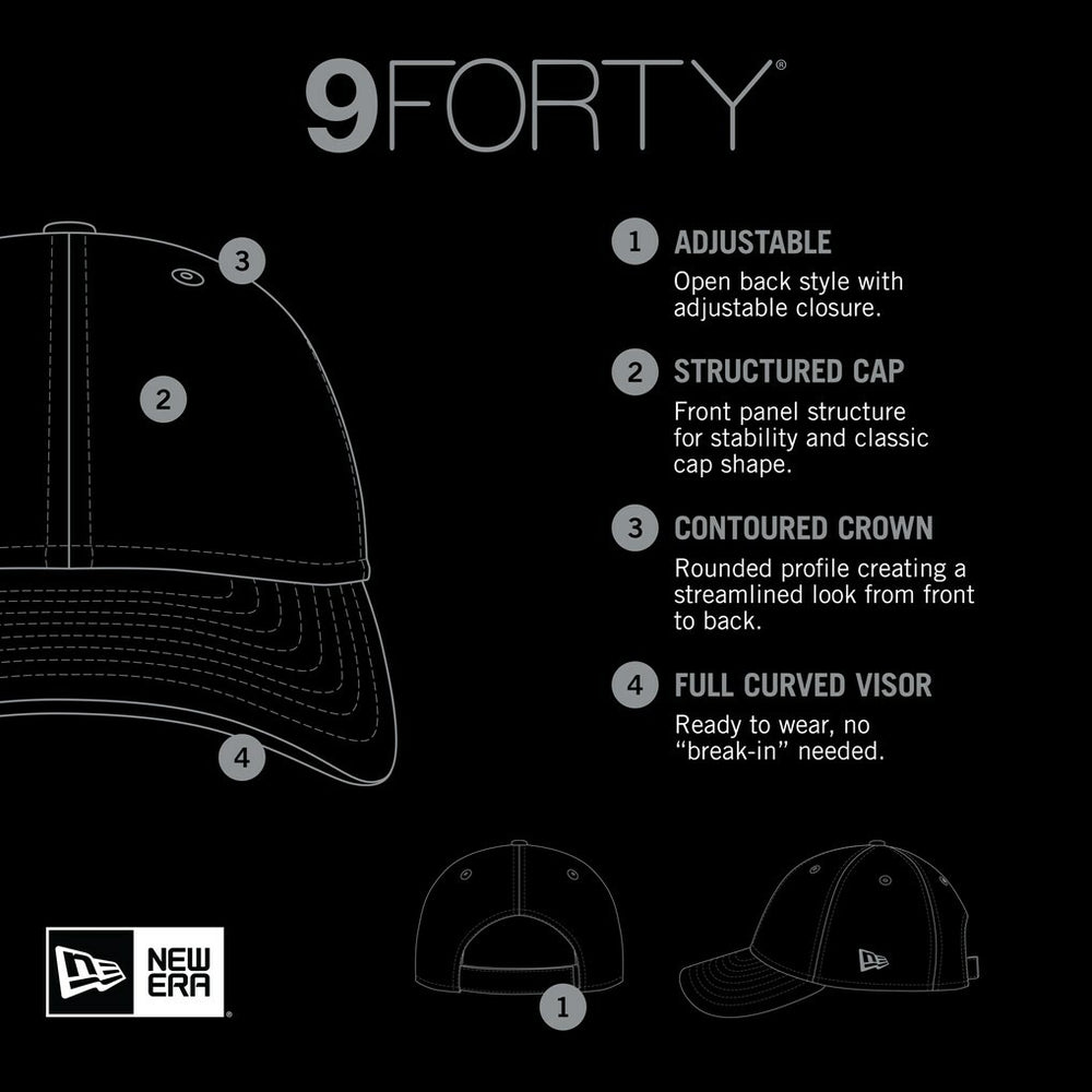 New York Giants New Era Women's McGee Trucker 9FORTY Adjustable Hat - Royal Hats