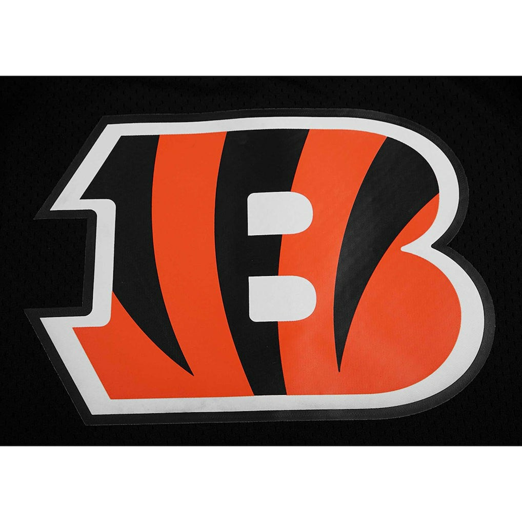 Joe Burrow Cincinnati Bengals Pro Standard Mesh Baseball Button-Up T-Shirt - Black T-shirts