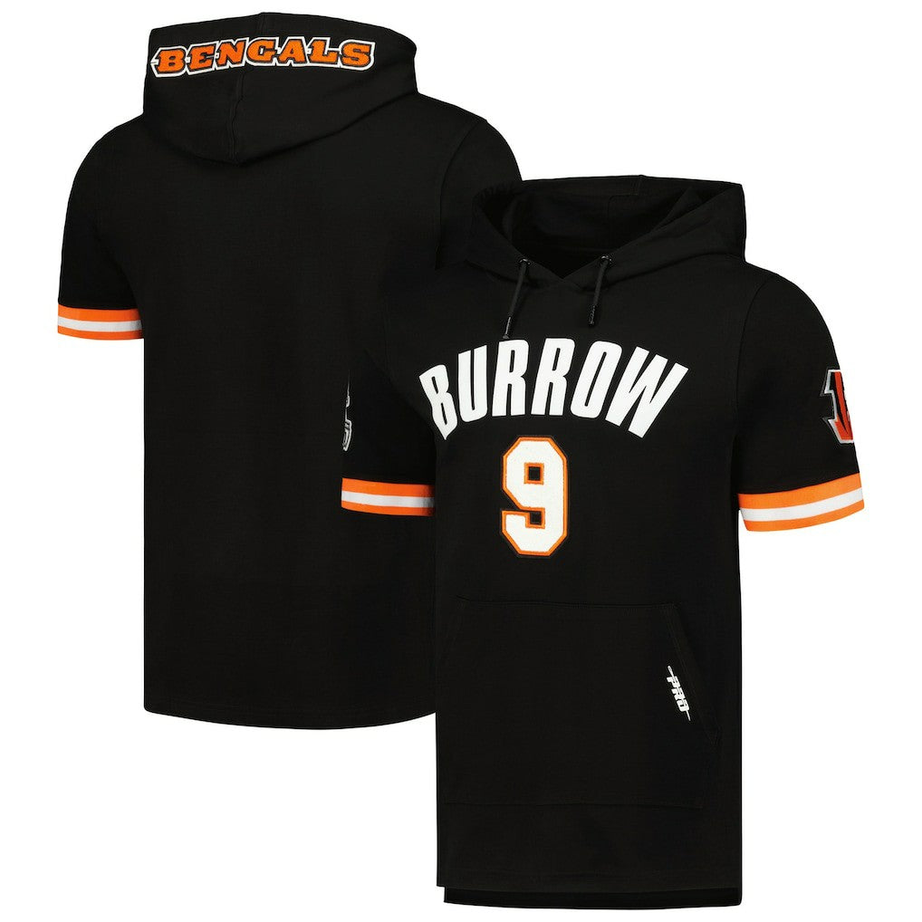 Joe Burrow Cincinnati Bengals Pro Standard Player Name & Number Hoodie T-Shirt - Black Hoodies