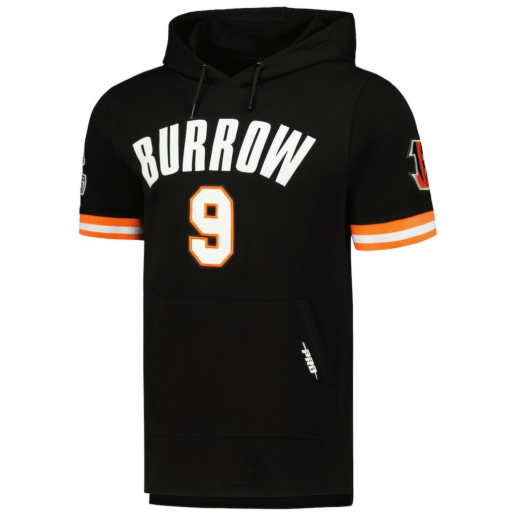 Joe Burrow Cincinnati Bengals Pro Standard Player Name & Number Hoodie T-Shirt - Black Hoodies