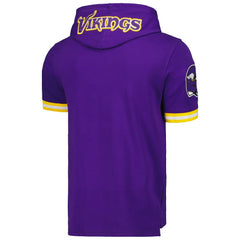 Justin Jefferson Minnesota Vikings Pro Standard Player Name & Number Hoodie T-Shirt - Purple Hoodies