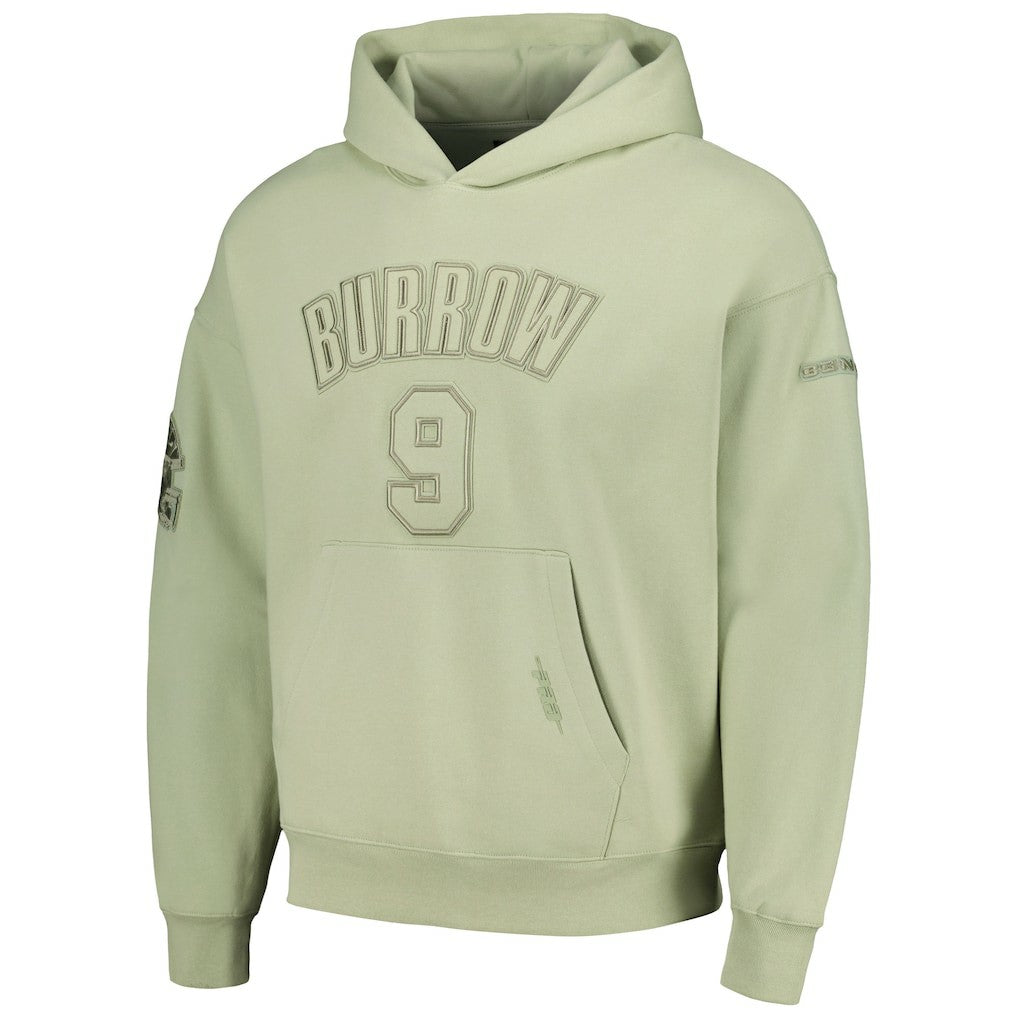 Joe Burrow Cincinnati Bengals Pro Standard Player Name & Number Pullover Hoodie - Light Green Hoodies