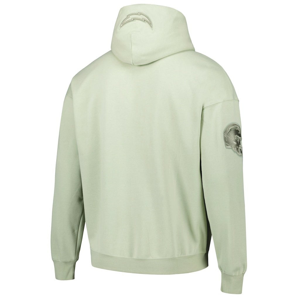 Justin Herbert Los Angeles Chargers Pro Standard Player Name & Number Pullover Hoodie - Light Green Hoodies