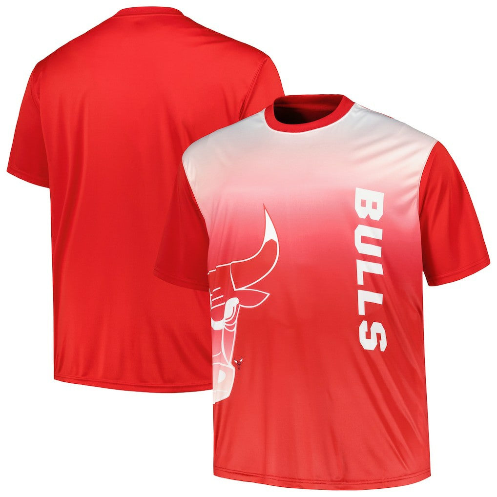 Chicago Bulls Big & Tall Sublimated T-Shirt Red outlet