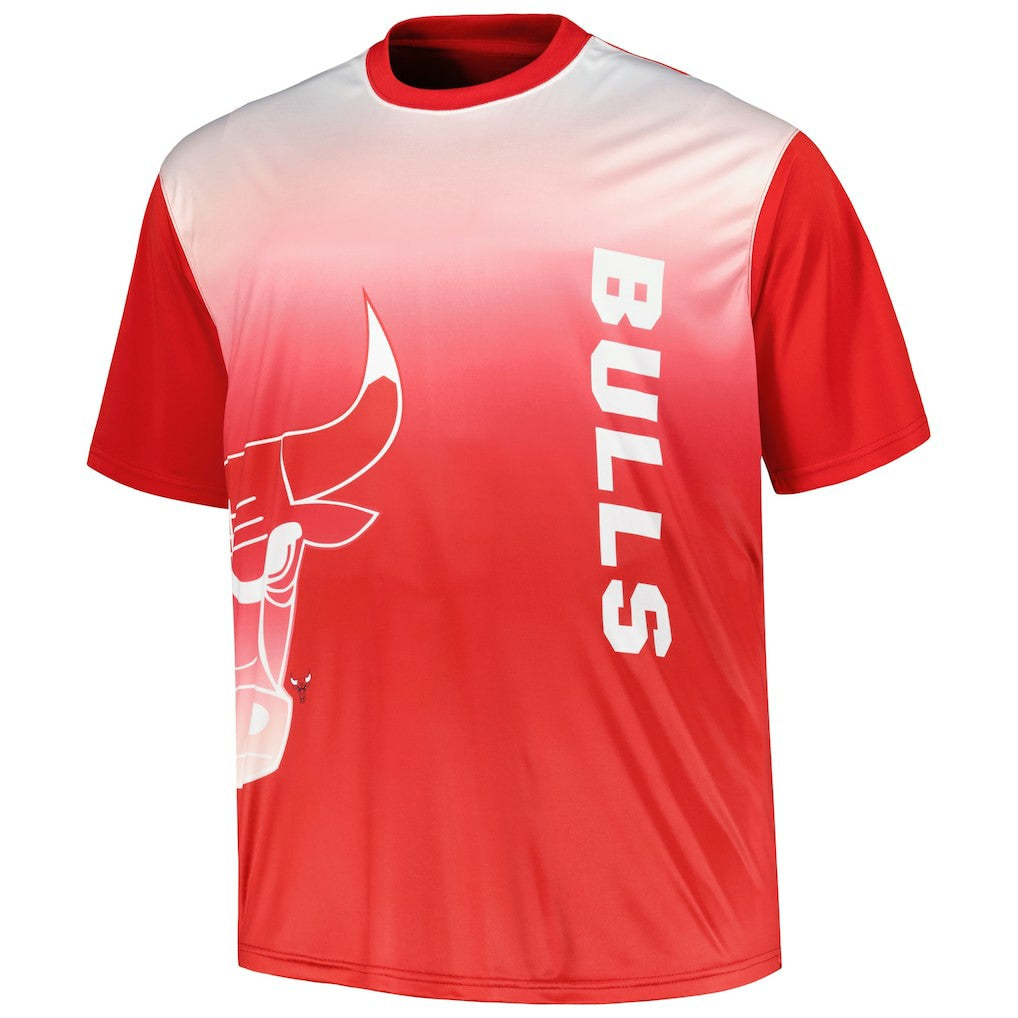 Chicago Bulls Big & Tall Sublimated T-Shirt Red outlet