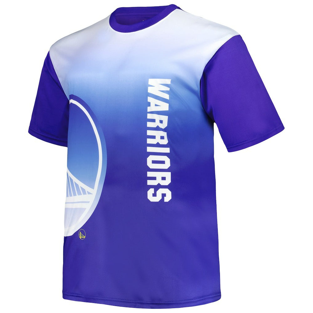 Golden State Warriors Big & Tall Sublimated T-Shirt Royal outlet