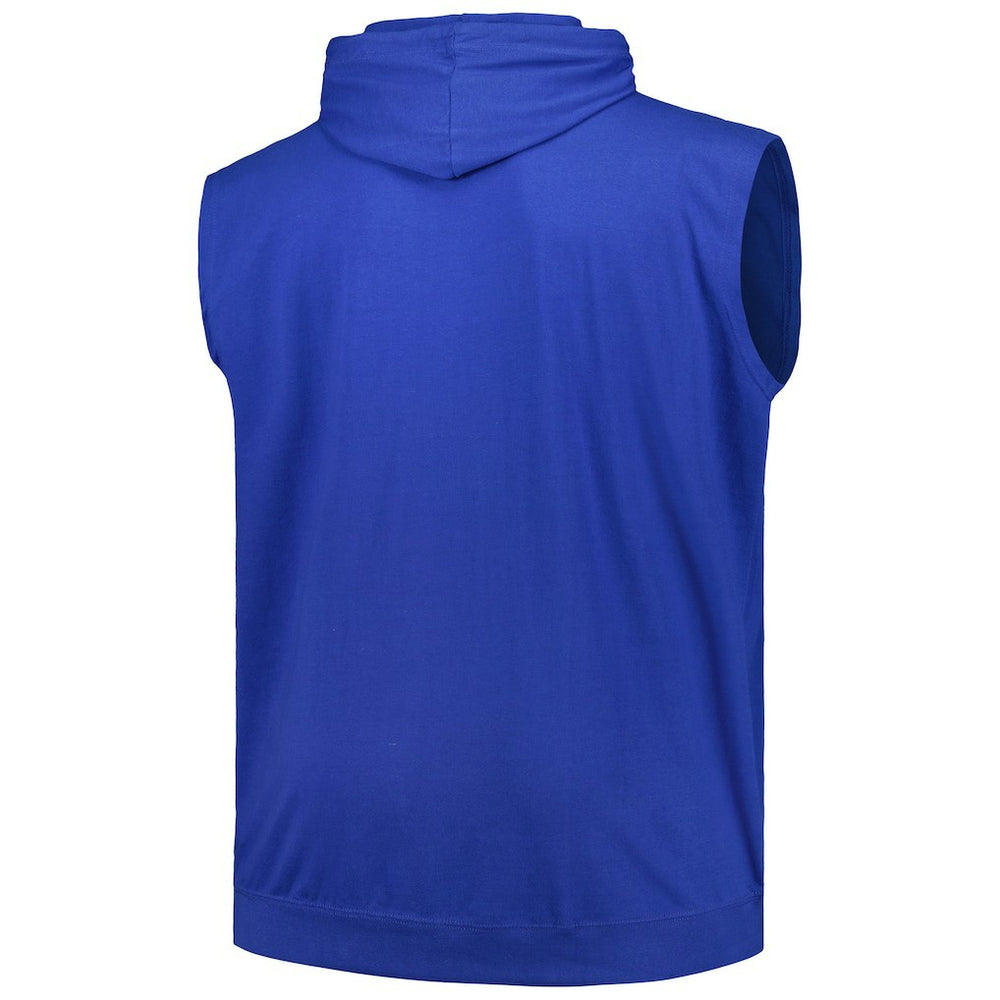 Philadelphia 76ers Big & Tall Jersey Muscle Pullover Hoodie Royal - Fanatics