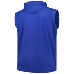 Philadelphia 76ers Big & Tall Jersey Muscle Pullover Hoodie Royal - Fanatics