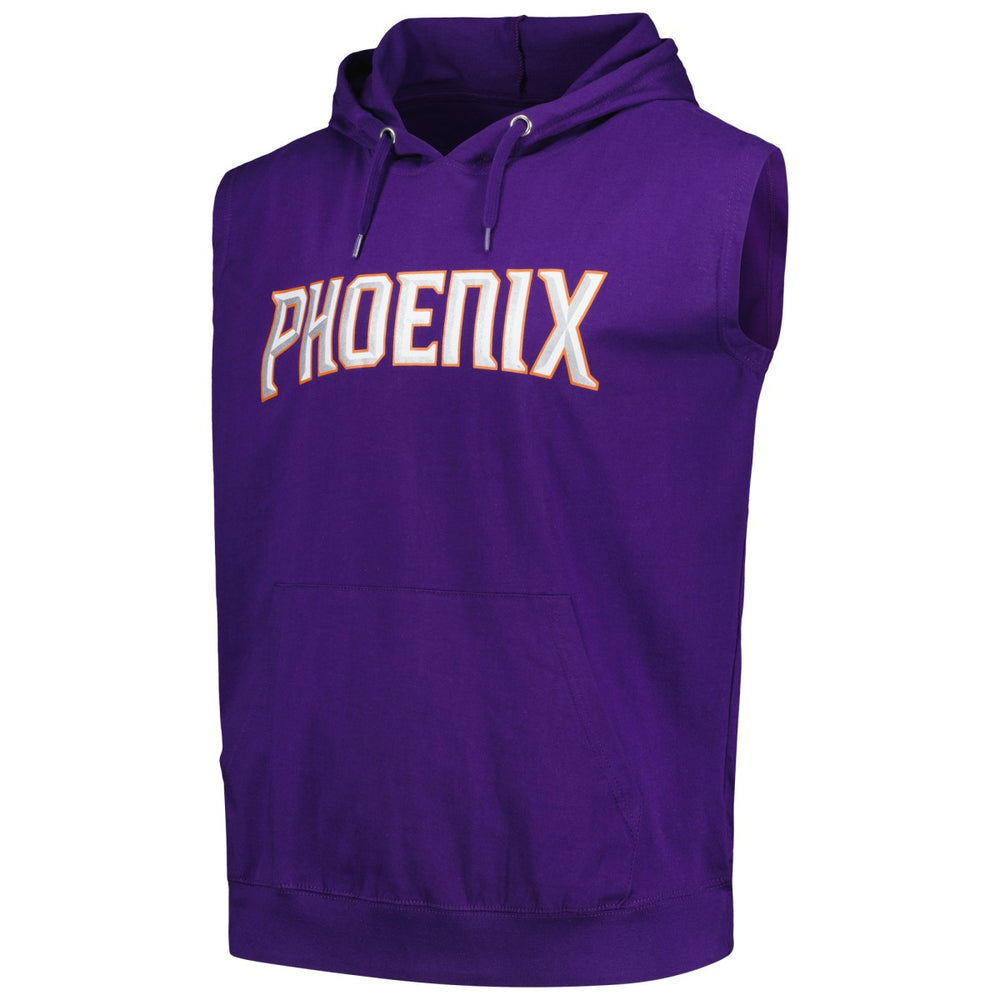 Phoenix Suns Jersey Muscle Pullover Hoodie Purple - Fanatics
