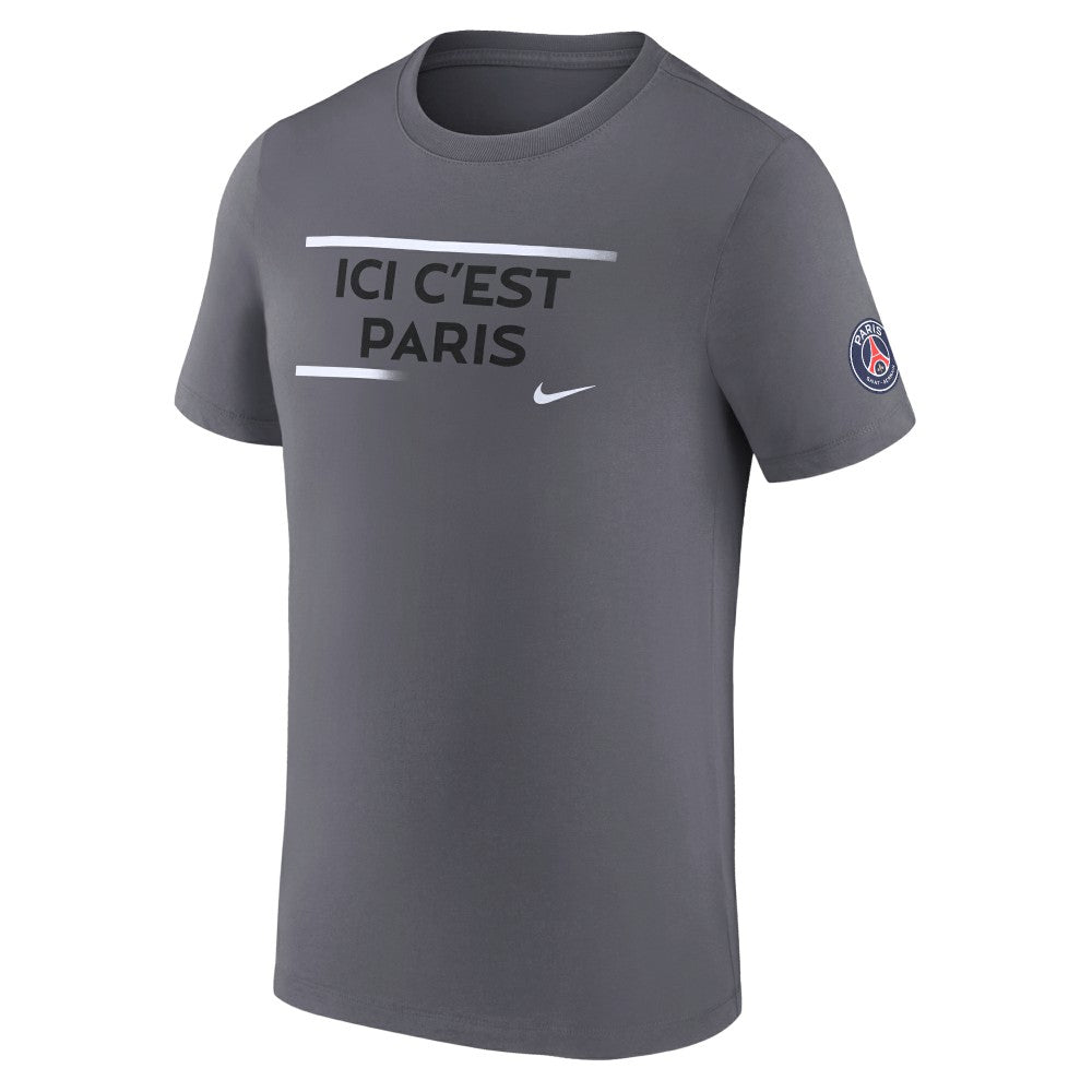 Paris Saint-Germain Verbiage T-Shirt Gray - Nike outlet