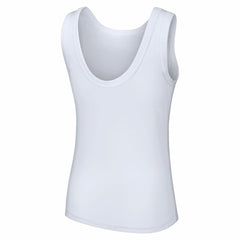 Atlanta Braves Lusso Style Women's Lindy Tank Top - White Tanks