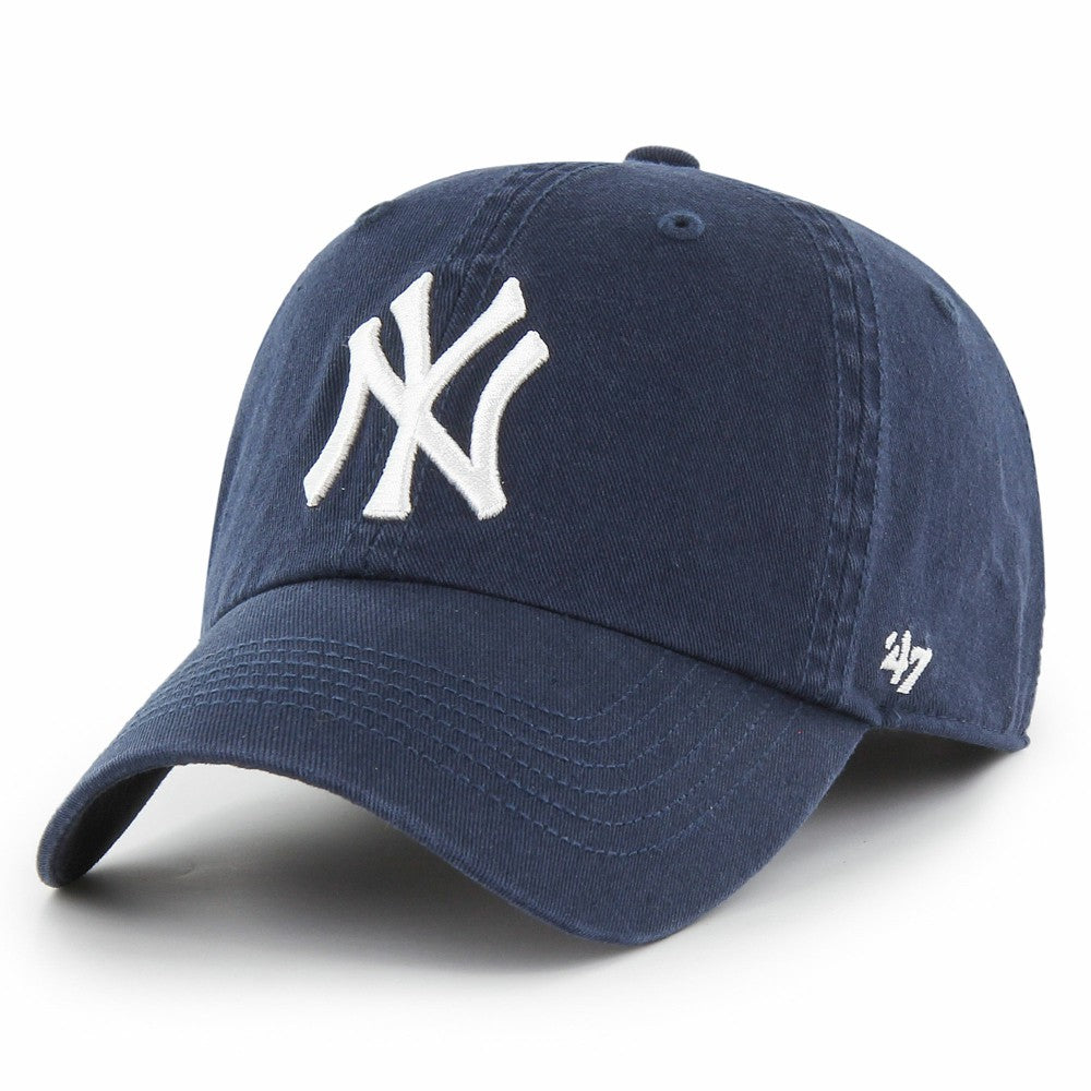 New York Yankees '47 Franchise Logo Fitted Hat - Navy Hats