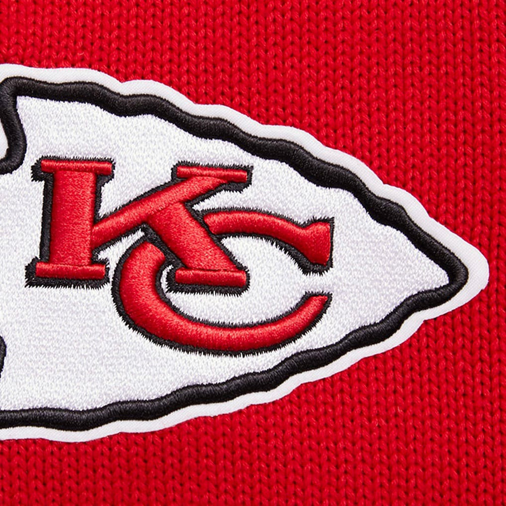 Kansas City Chiefs Pro Standard Crewneck Pullover Sweater & Cuffed Knit Hat Box Gift Set - Red Hats