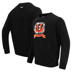 Cincinnati Bengals Pro Standard Prep Knit Sweater - Black