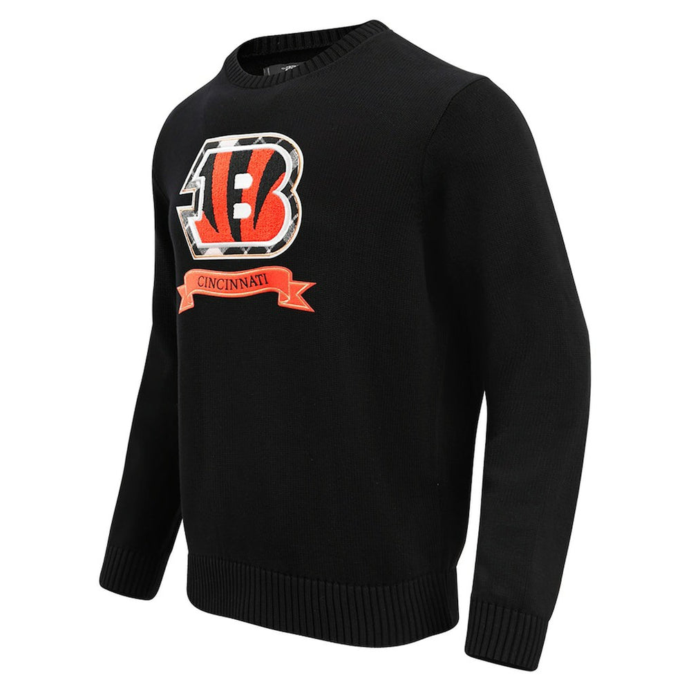 Cincinnati Bengals Pro Standard Prep Knit Sweater - Black