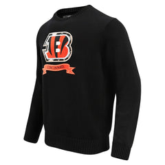 Cincinnati Bengals Pro Standard Prep Knit Sweater - Black