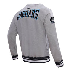 Jacksonville Jaguars Pro Standard Crest Emblem Pullover Sweatshirt - Heather Gray Pullover
