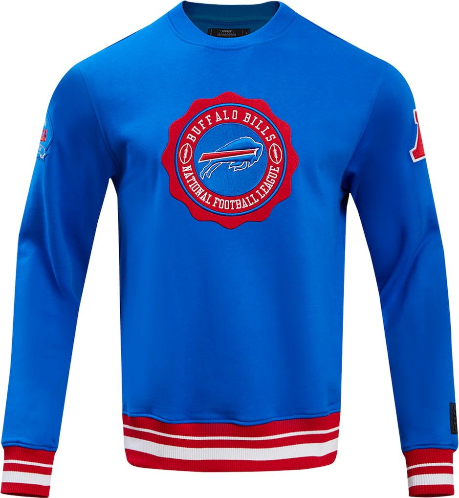 Buffalo Bills Pro Standard Crest Emblem Pullover Sweatshirt - Royal Pullover