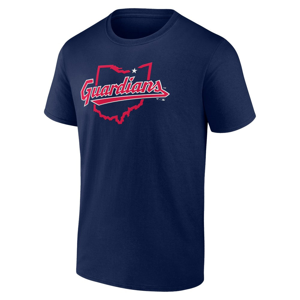 Cleveland Guardians Hometown State Guard T-Shirt - Navy T-shirts
