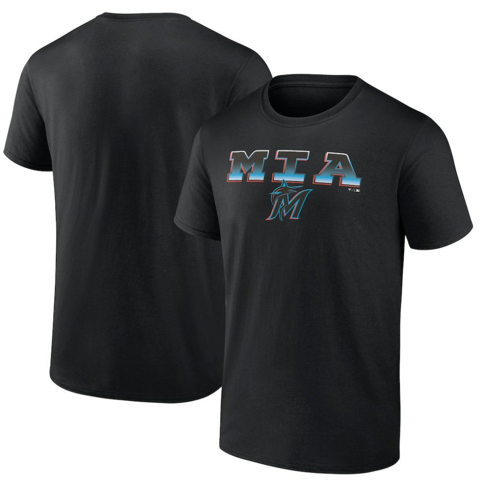 Miami Marlins Hometown Baseball 305 T-Shirt - Black T-shirts