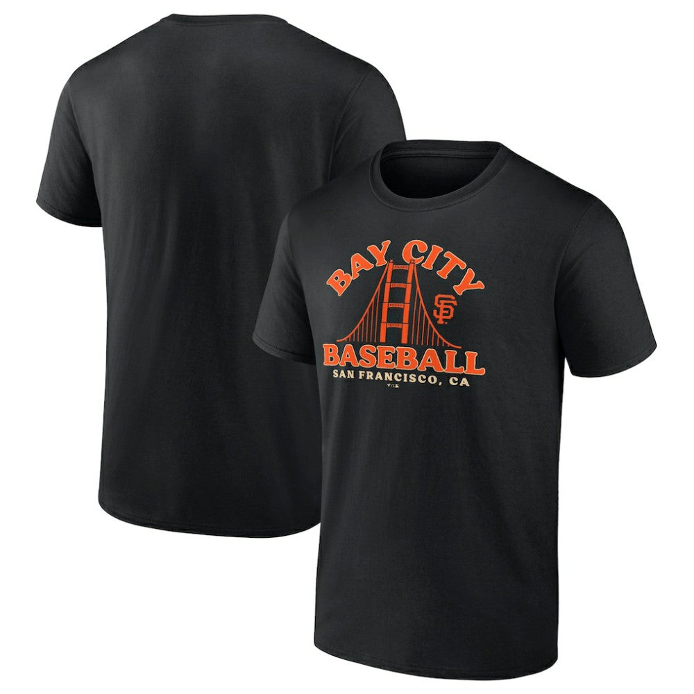 San Francisco Giants Hometown Bay City Baseball T-Shirt - Black T-shirts