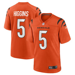 Tee Higgins Cincinnati Bengals Alternate Game Jersey - Orange Jerseys