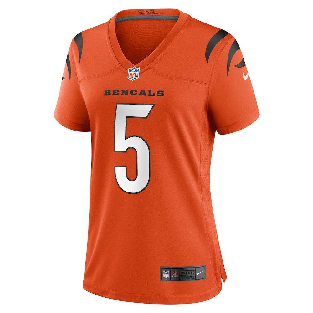 Tee Higgins Cincinnati Bengals Women's Alternate Game Jersey - Orange Jerseys