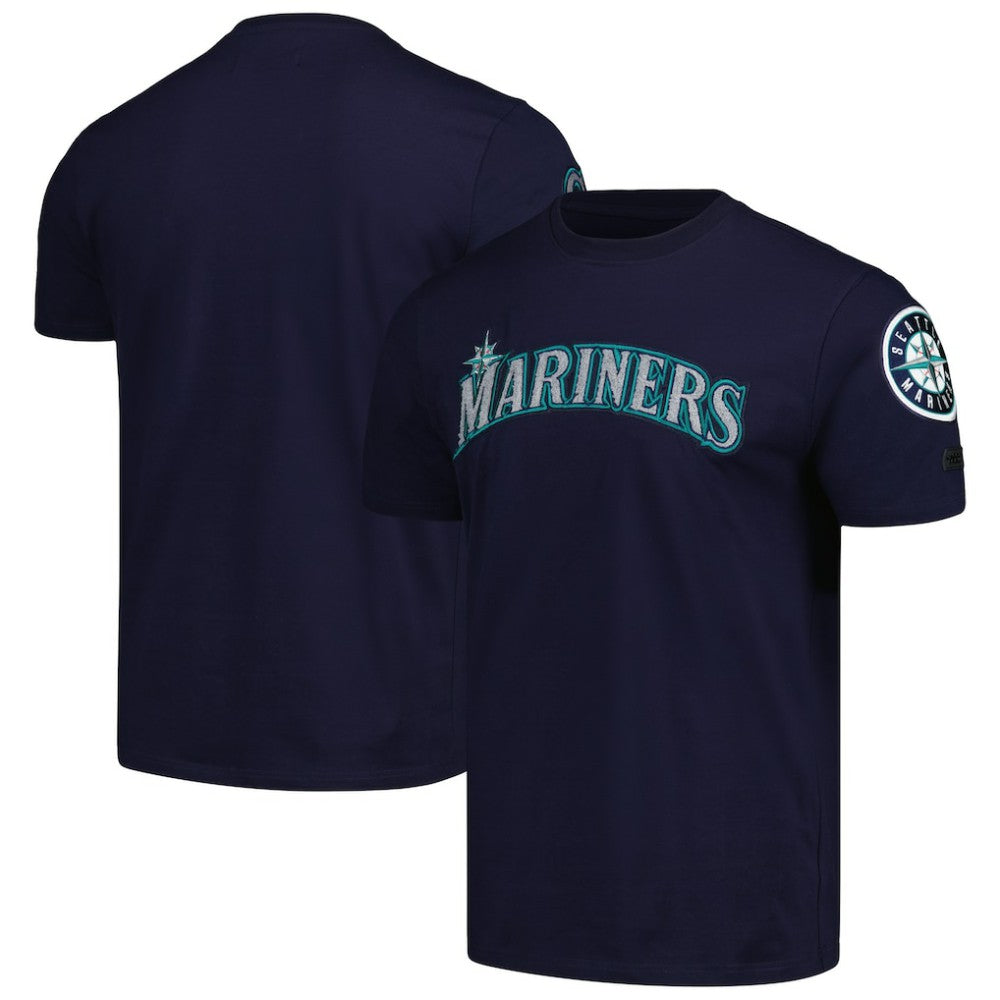 Seattle Mariners Pro Standard Team Logo T-Shirt - Navy T-shirts