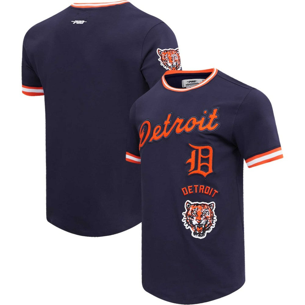 Detroit Tigers Pro Standard Cooperstown Collection Retro Classic T-Shirt - Navy T-shirts