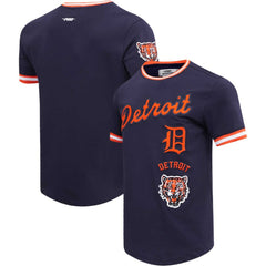 Detroit Tigers Pro Standard Cooperstown Collection Retro Classic T-Shirt - Navy T-shirts