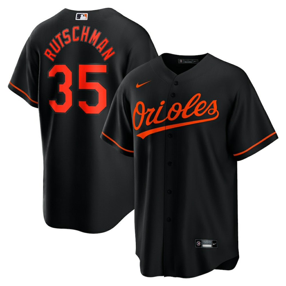 Adley Rutschman Baltimore Orioles Nike Alternate Replica Player Jersey - Black Jerseys