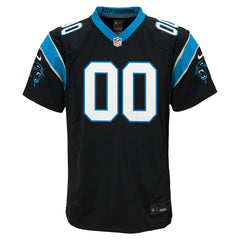 Carolina Panthers Youth Custom Game Jersey - Black Jerseys