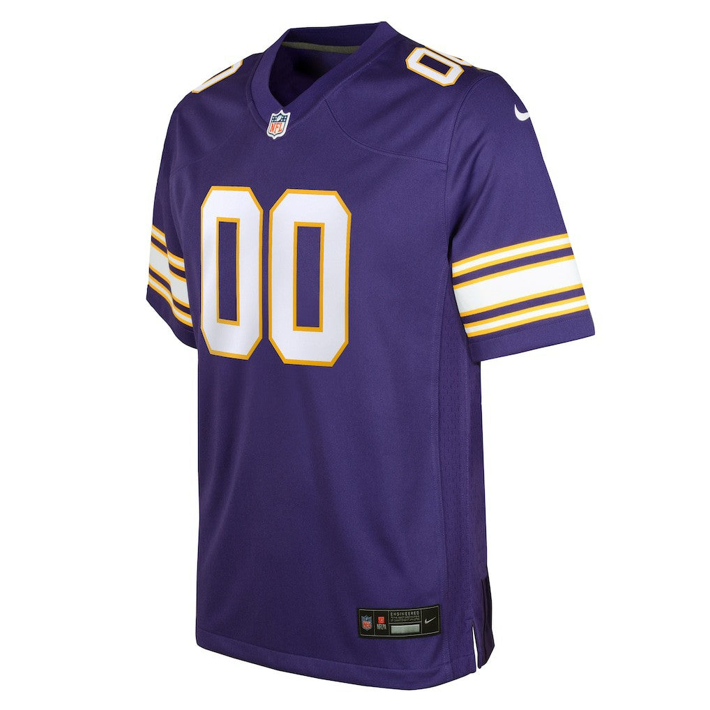 Minnesota Vikings Youth Classic Custom Game Jersey - Purple Jerseys