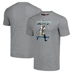 Chris Olave New Orleans Saints Homage Unisex NFL Blitz Player Tri-Blend T-Shirt - Gray T-shirts
