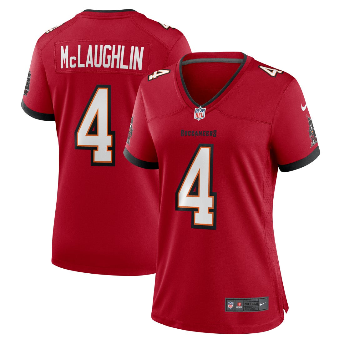 Chase McLaughlin Tampa Bay Buccaneers Women's Game Player Jersey - Red Jerseys