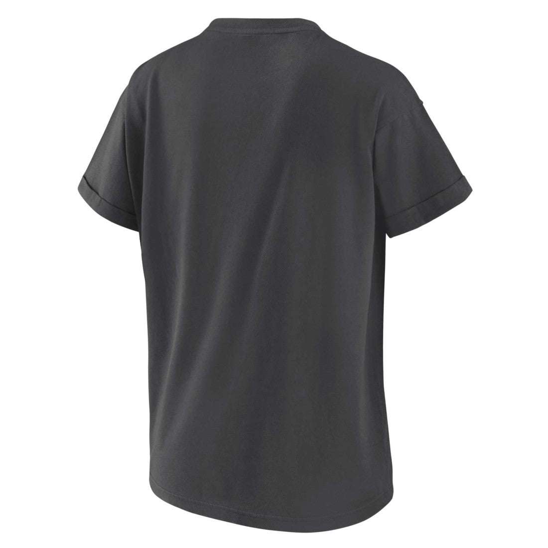 New York Giants WEAR by Erin Andrews Women's Boyfriend T-Shirt - Charcoal T-shirts