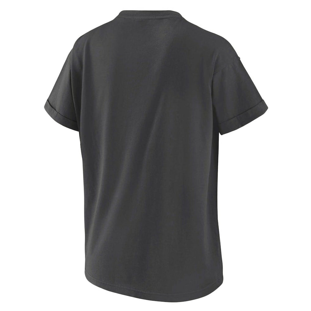 New York Jets WEAR by Erin Andrews Women's Boyfriend T-Shirt - Charcoal T-shirts