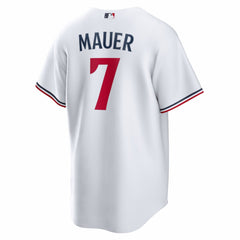 Joe Mauer Minnesota Twins Nike Home Retired Player Replica Jersey - White Jerseys