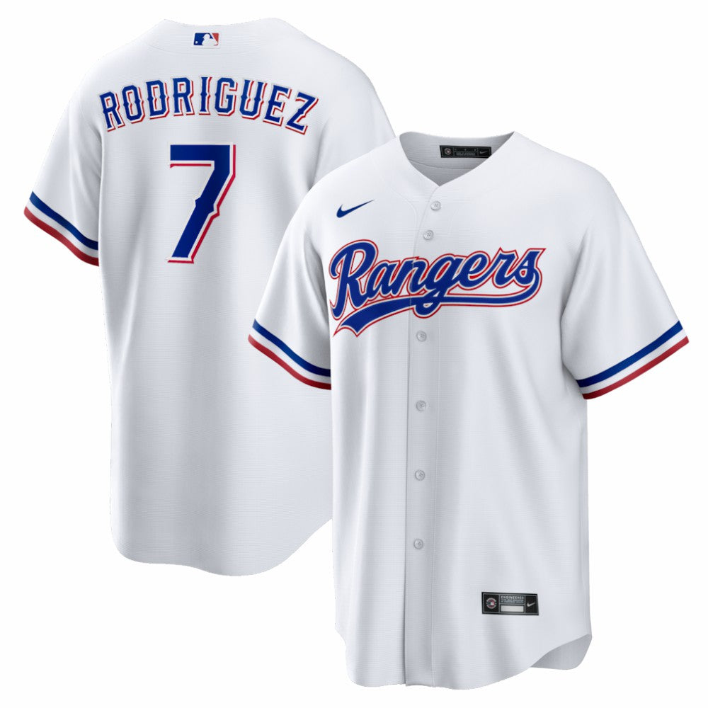 Ivan Rodriguez Texas Rangers Nike Home Retired Player Replica Jersey - White Jerseys
