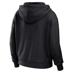 New Orleans Saints WEAR by Erin Andrews Women's Plus Size Color Block Full-Zip Hoodie - Black/White Hoodies