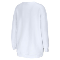 Tampa Bay Buccaneers WEAR by Erin Andrews Women's Domestic Pullover Sweatshirt - White Pullover