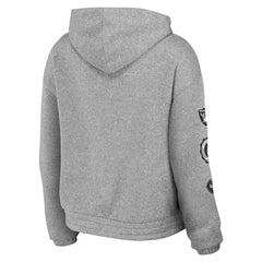 Las Vegas Raiders WEAR by Erin Andrews Women's Full-Zip Hoodie - Heather Gray Hoodies
