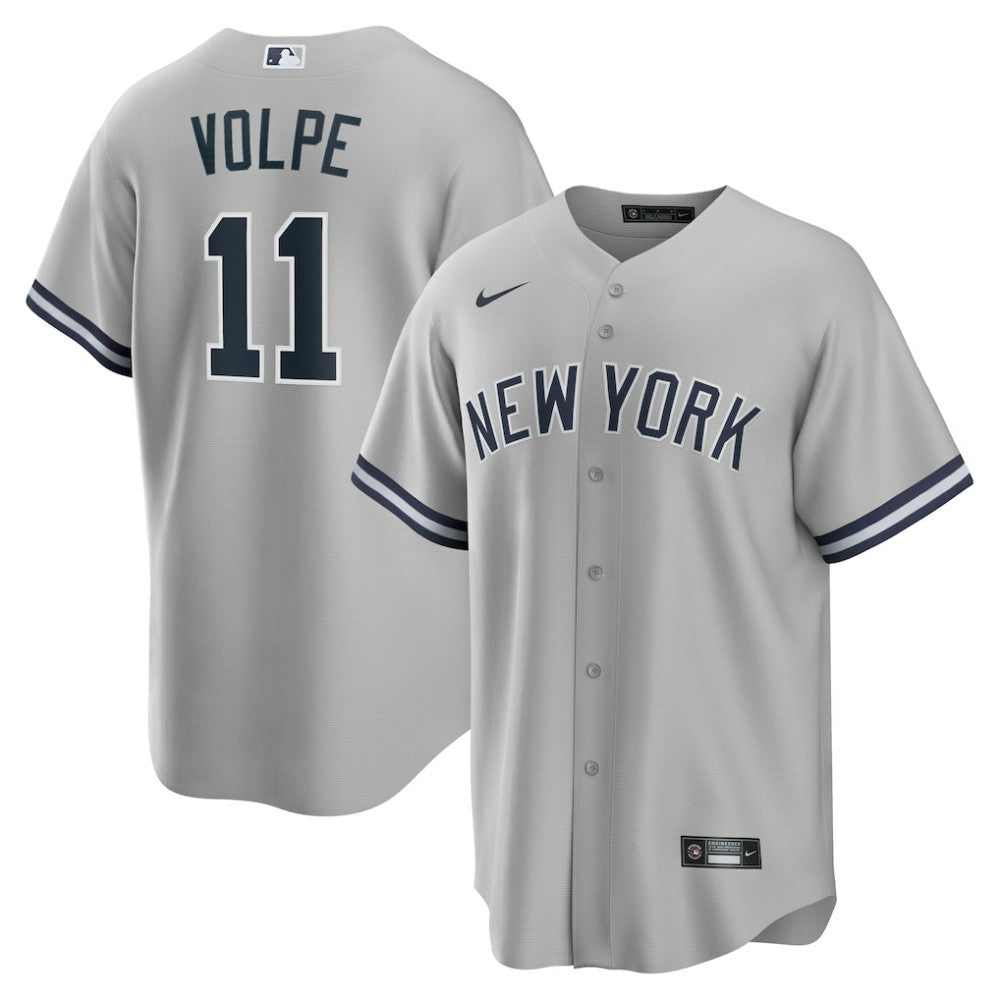 Anthony Volpe New York Yankees Nike Road Replica Jersey - Gray Jerseys
