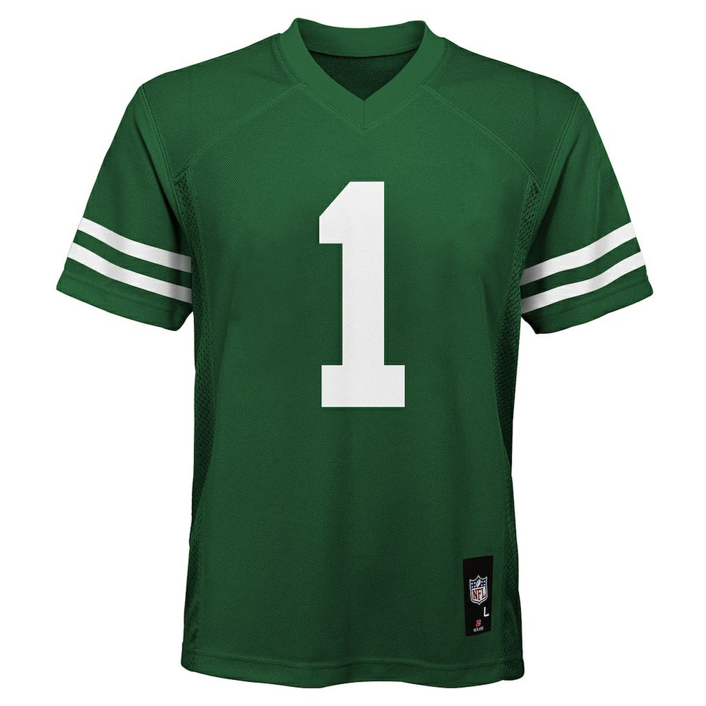 Ahmad Sauce Gardner New York Jets Youth Replica Player Jersey - Green Jerseys